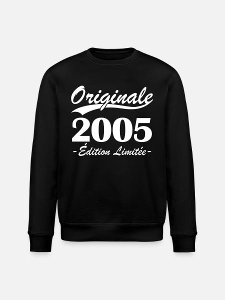 Originale 2005 édition limitée - Sweat bio ROLLER Stanley/Stella Unisexe - noir