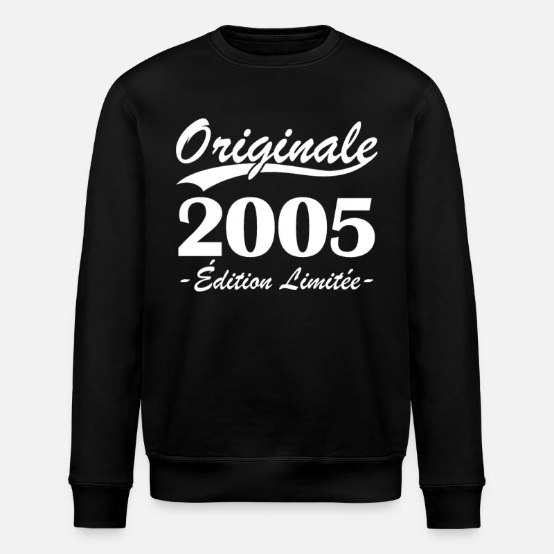 Originale 2005 édition limitée - Sweat bio ROLLER Stanley/Stella Unisexe - noir