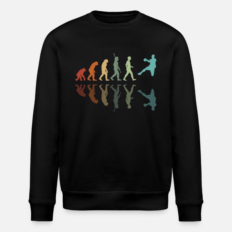 Handball Evolution - Stanley/Stella ROLLER Unisex Organic Sweatshirt - black