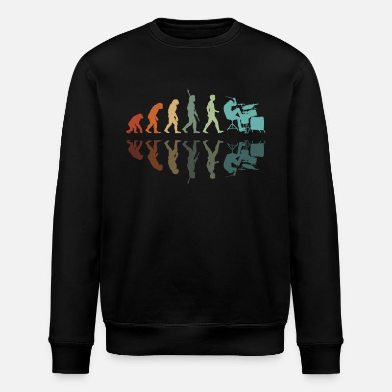 Schlagzeuger Entwicklung - Stanley/Stella Unisex Bio-Sweatshirt ROLLER - Schwarz
