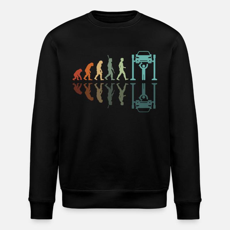 Car Mechanic Development - Stanley/Stella ROLLER Unisex Organic Sweatshirt - black