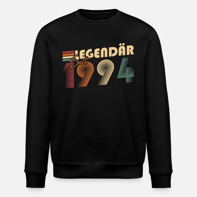 Legendär seit 1994 - Stanley/Stella Unisex Bio-Sweatshirt ROLLER - Schwarz