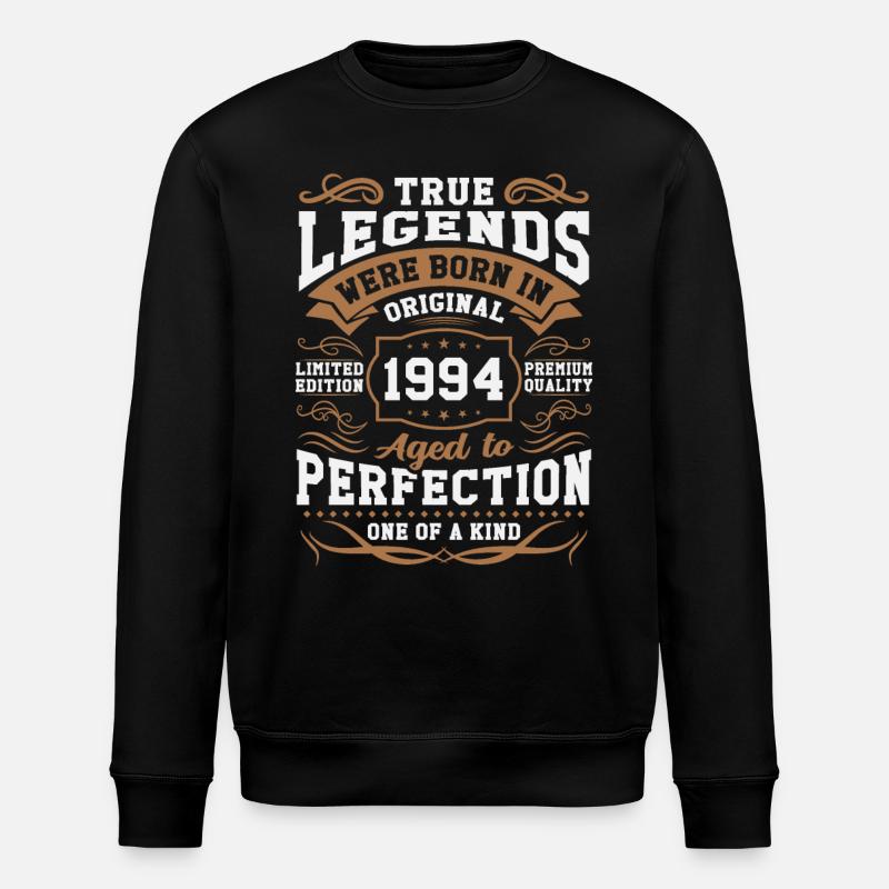 Legenden Geboren 1994 - Stanley/Stella Unisex Bio-Sweatshirt ROLLER - Schwarz