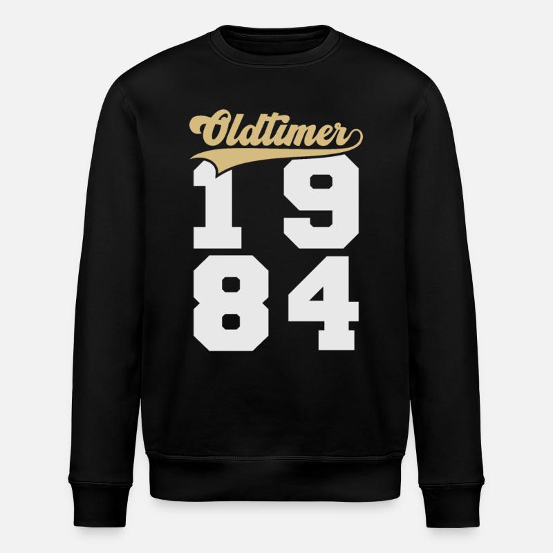 Oldtimer 1984 - Stanley/Stella ROLLER Unisex Organic Sweatshirt - black