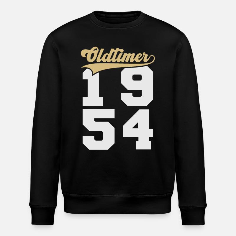 Oldtimer 1954 - Stanley/Stella Unisex Bio-Sweatshirt ROLLER - Schwarz