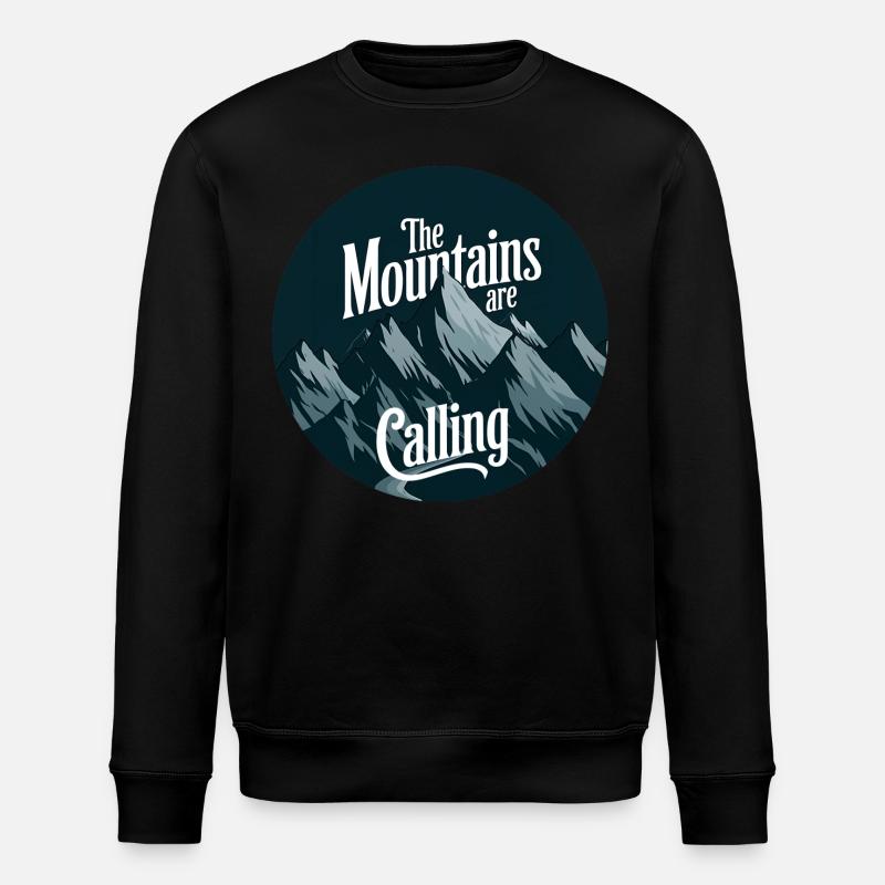 Conception d’alpinisme - Wanderlust et Wanderlust - Sweat bio ROLLER Stanley/Stella Unisexe - noir