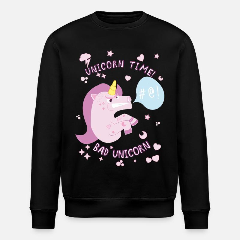 Bad Unicorn - Sweat bio ROLLER Stanley/Stella Unisexe - noir