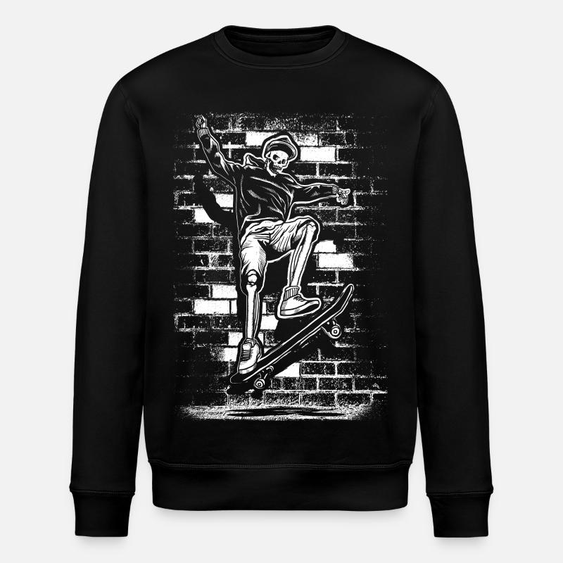 Skate | Skater | planche à roulette - Sweat bio ROLLER Stanley/Stella Unisexe - noir