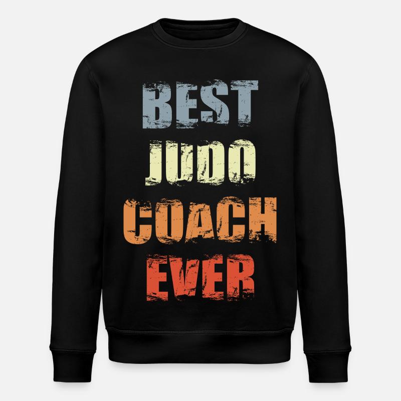 Judo Coach - Stanley/Stella ROLLER Unisex Organic Sweatshirt - black