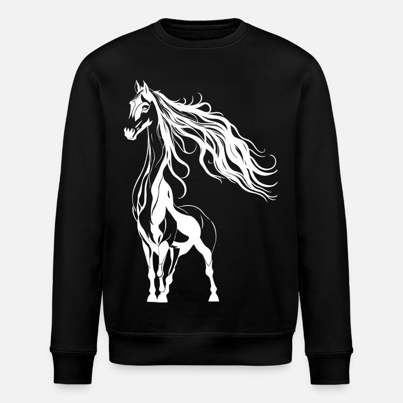 Cheval mystique - Sweat bio ROLLER Stanley/Stella Unisexe - noir