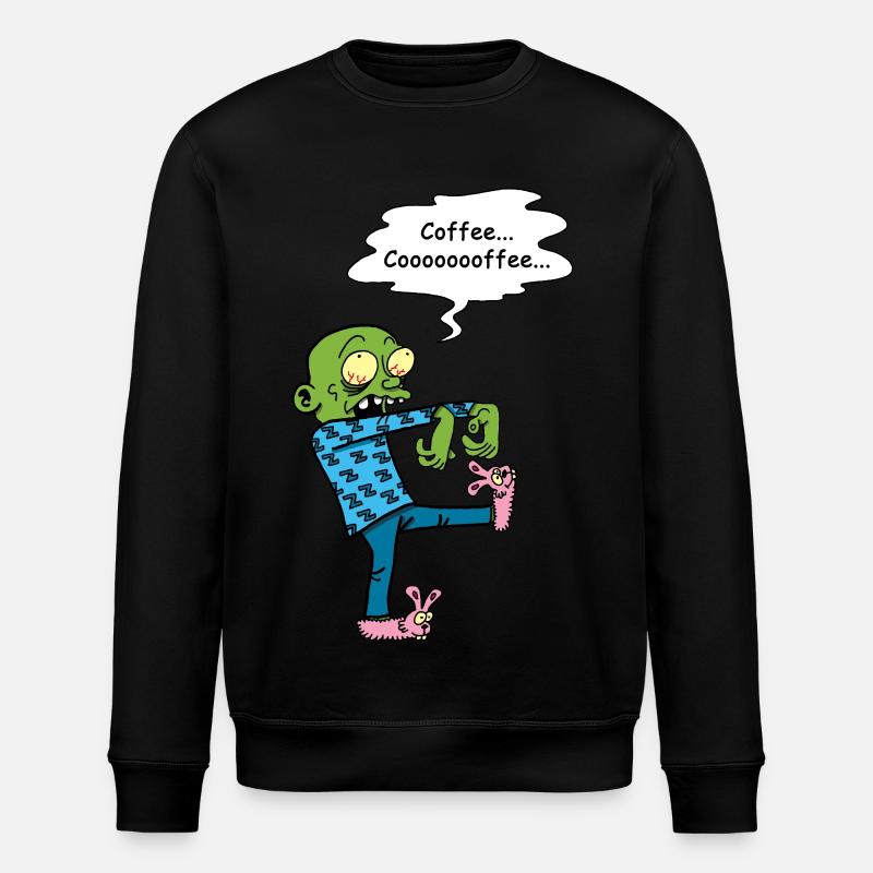 Need a coffee - Stanley/Stella ROLLER Unisex Organic Sweatshirt - black