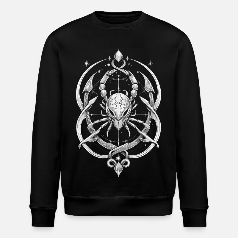 Default Vector Logo - Astrological Games - Stanley/Stella ROLLER Unisex Organic Sweatshirt - black
