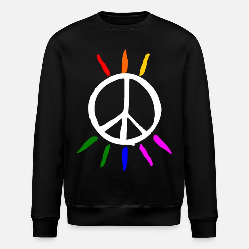 Peace - Stanley/Stella Unisex Bio-Sweatshirt ROLLER - Schwarz
