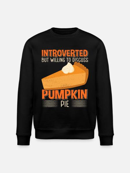 Pumpkin Pie Pumpkin Pie Gift - Stanley/Stella ROLLER Unisex Organic Sweatshirt - black