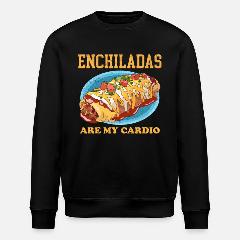 Enchilada Mexican Enchiladas Gift - Stanley/Stella ROLLER Unisex Organic Sweatshirt - black