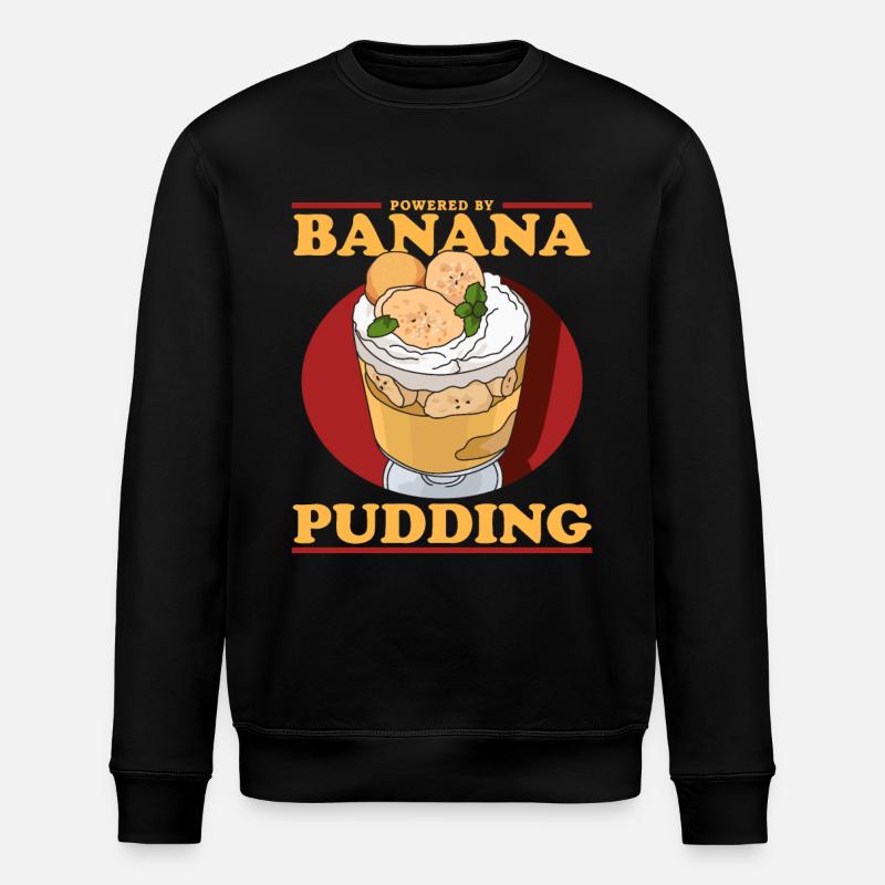 Bananenpudding Bananen Pudding Geschenk - Stanley/Stella Unisex Bio-Sweatshirt ROLLER - Schwarz