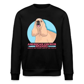 American Cocker Spaniel maman chiens cadeau - Sweat bio ROLLER Stanley/Stella Unisexe - noir - Devant - Nik (191cm)