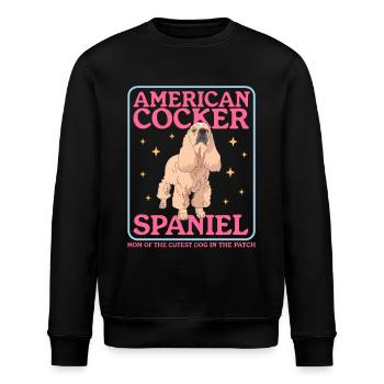 American Cocker Spaniel maman chien cadeau - Sweat bio ROLLER Stanley/Stella Unisexe - noir - Devant - Nik (191cm)