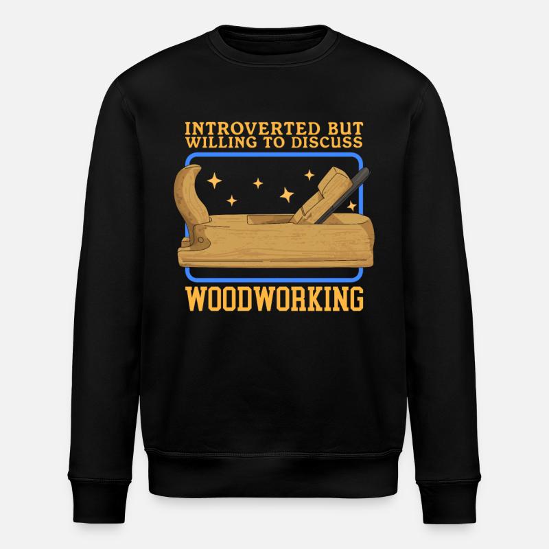 Menuiserie menuisier artisan charpentier cadeau - Sweat bio ROLLER Stanley/Stella Unisexe - noir