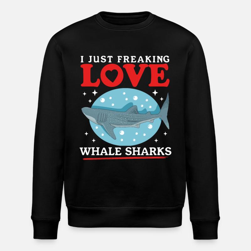 Requin-baleine Requin-baleine Requin-baleine Requin-baleine Cadeau - Sweat bio ROLLER Stanley/Stella Unisexe - noir