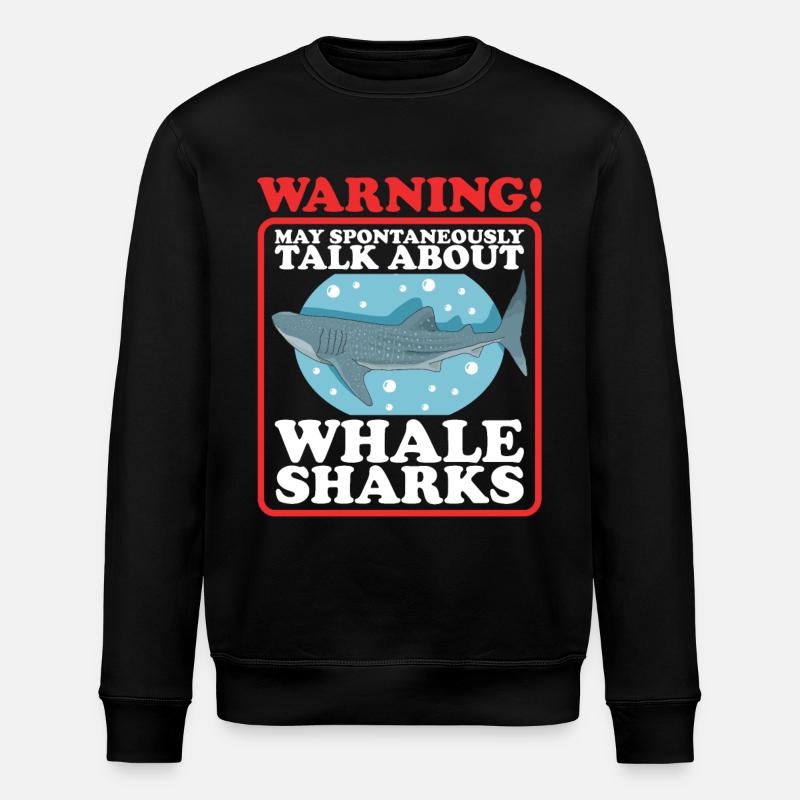 Requin-baleine Cadeau de requin-baleine - Sweat bio ROLLER Stanley/Stella Unisexe - noir