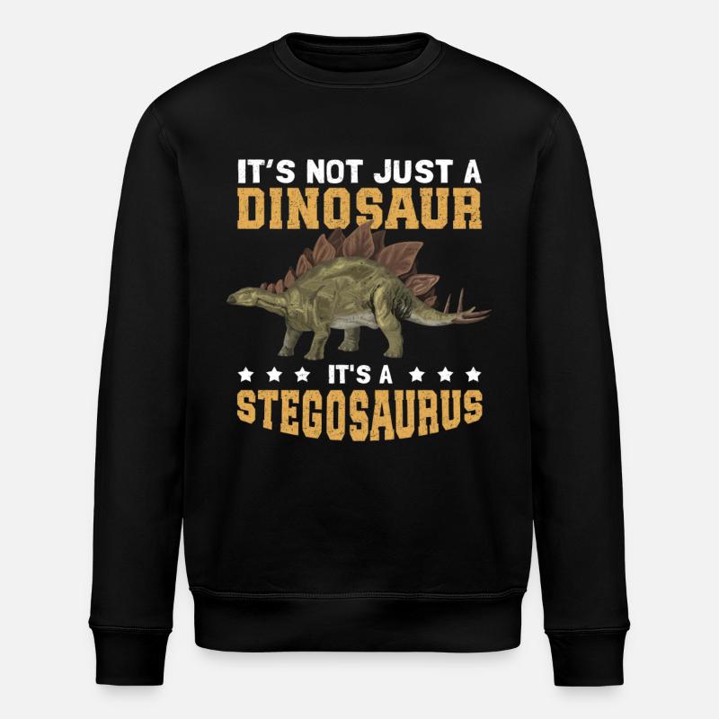 Cadeaux de dinosaure Stegosaurus Dino - Sweat bio ROLLER Stanley/Stella Unisexe - noir