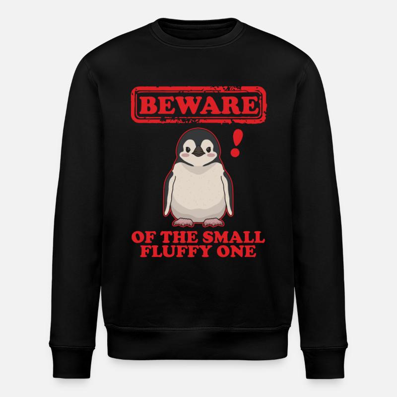 Penguin Bébé Drôle Pingouins Cadeaux - Sweat bio ROLLER Stanley/Stella Unisexe - noir
