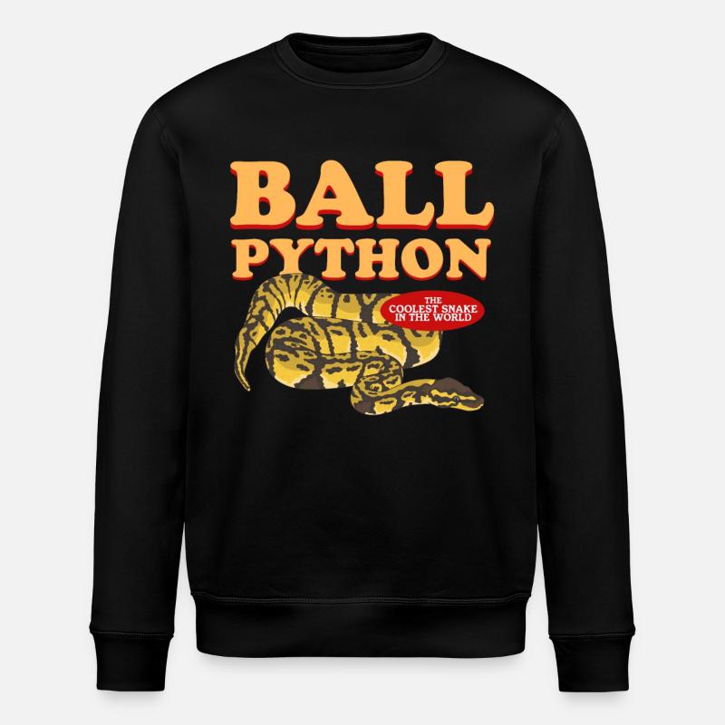 Roi Python Python Serpents Cadeau - Sweat bio ROLLER Stanley/Stella Unisexe - noir