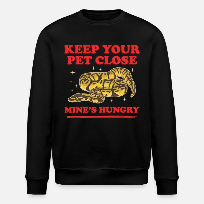 Roi Python Serpent Python Cadeau - Sweat bio ROLLER Stanley/Stella Unisexe - noir