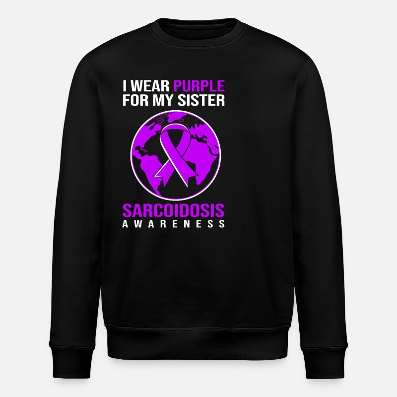 Sarkoidose Schwester - Stanley/Stella Unisex Bio-Sweatshirt ROLLER - Schwarz