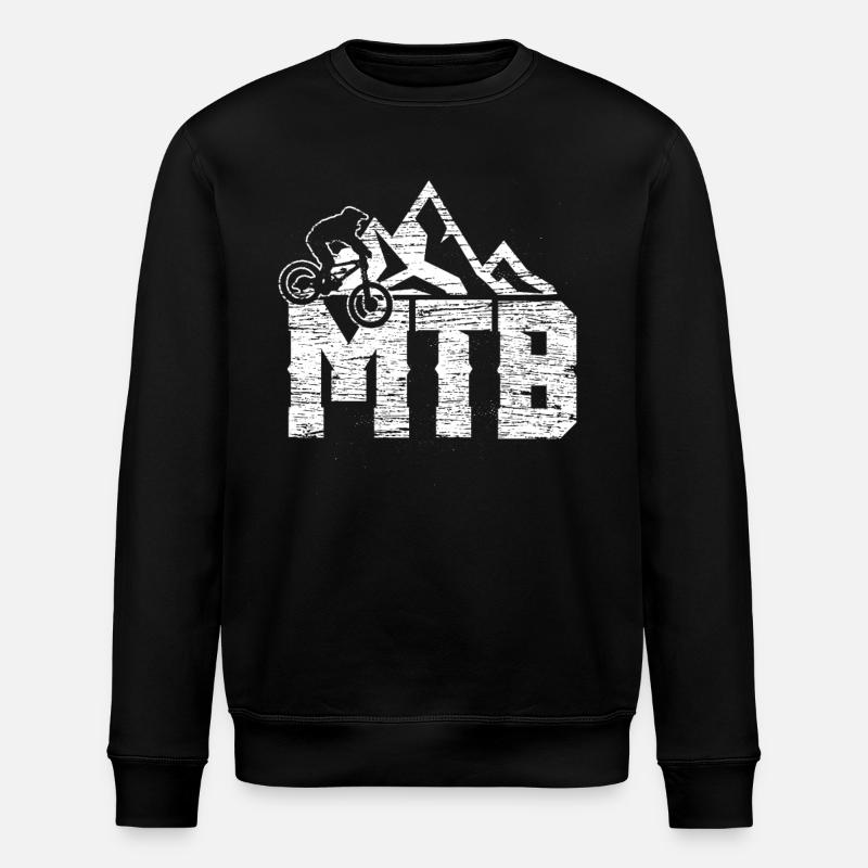 Cadeau VTT VTT biker - Sweat bio ROLLER Stanley/Stella Unisexe - noir