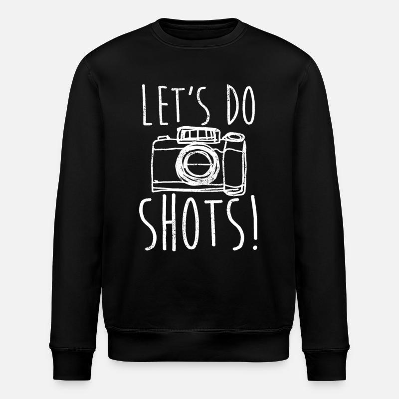 Fotograf Kamera Fotografie Geschenk - Stanley/Stella Unisex Bio-Sweatshirt ROLLER - Schwarz