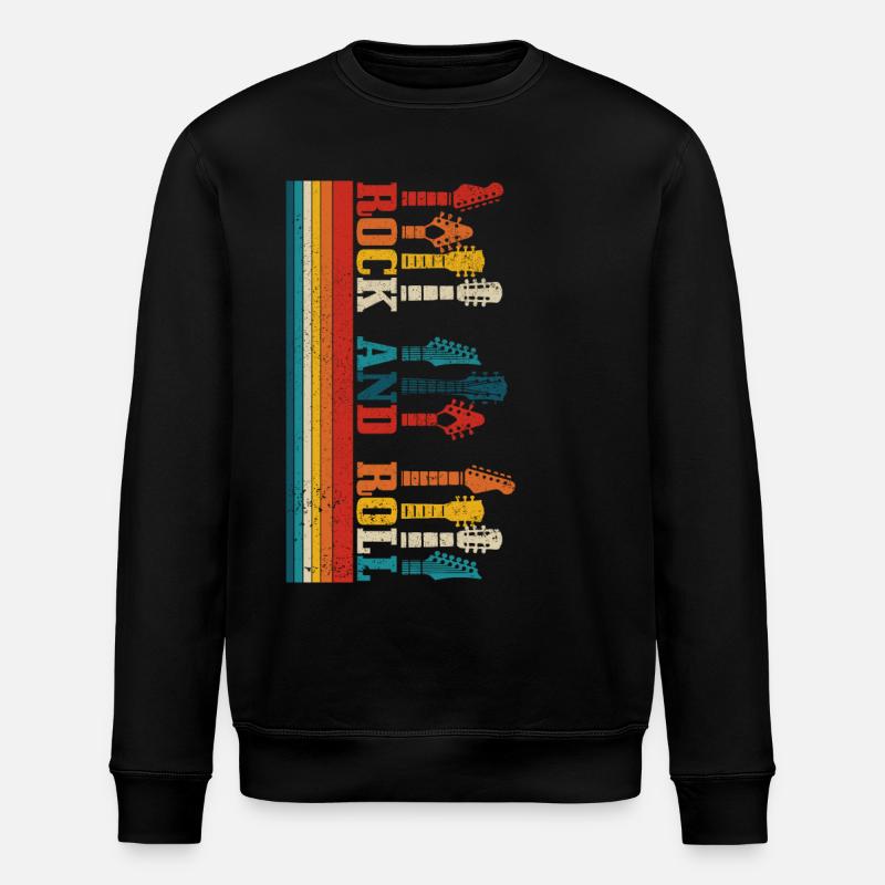 Rock & Roll guitare guitariste cadeau - Sweat bio ROLLER Stanley/Stella Unisexe - noir
