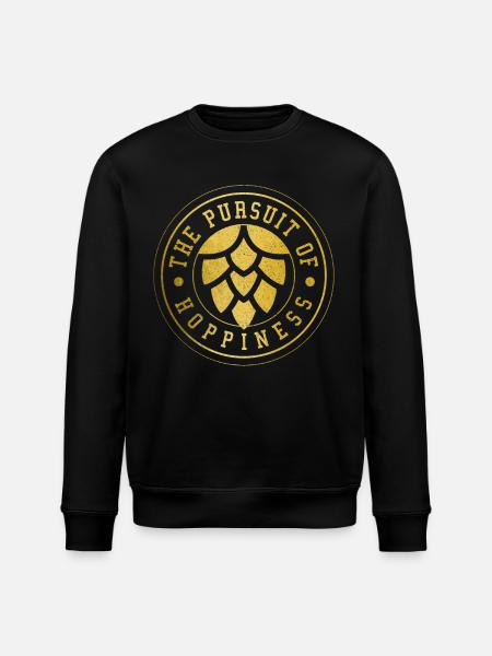Craft Beer Brewmaster Hops Gift - Stanley/Stella ROLLER Unisex Organic Sweatshirt - black