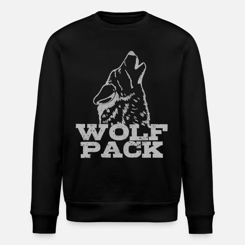 Cadeau de Wolf Pack - Sweat bio ROLLER Stanley/Stella Unisexe - noir