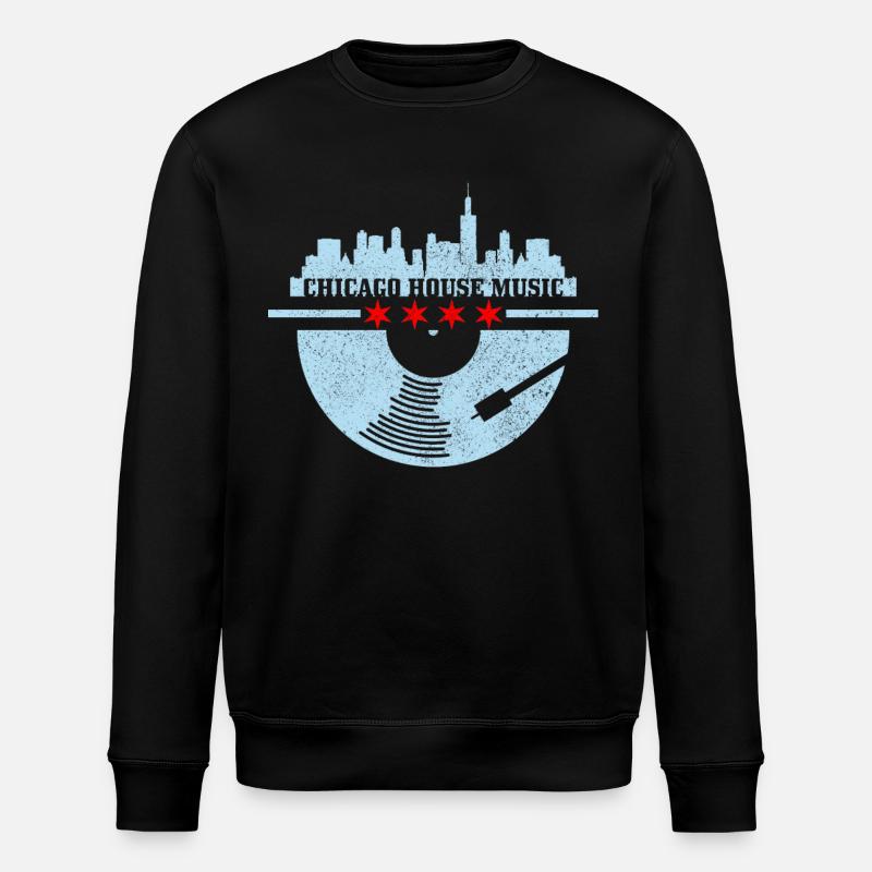 Chicago House Music, Illinois - Sweat bio ROLLER Stanley/Stella Unisexe - noir