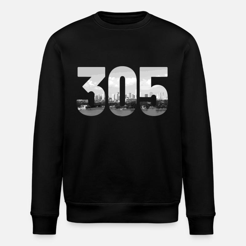 Miami Florida USA - Stanley/Stella Unisex Bio-Sweatshirt ROLLER - Schwarz
