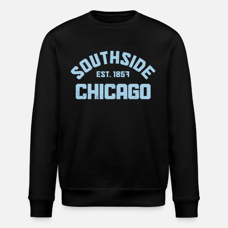 Chicago Illinois Souvenir cadeau - Sweat bio ROLLER Stanley/Stella Unisexe - noir