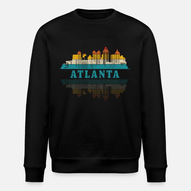 Atlanta Georgia - Stanley/Stella Unisex Bio-Sweatshirt ROLLER - Schwarz