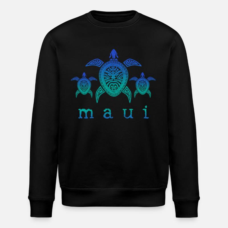 Maui hawaïen Souvenir hawaïen - Sweat bio ROLLER Stanley/Stella Unisexe - noir