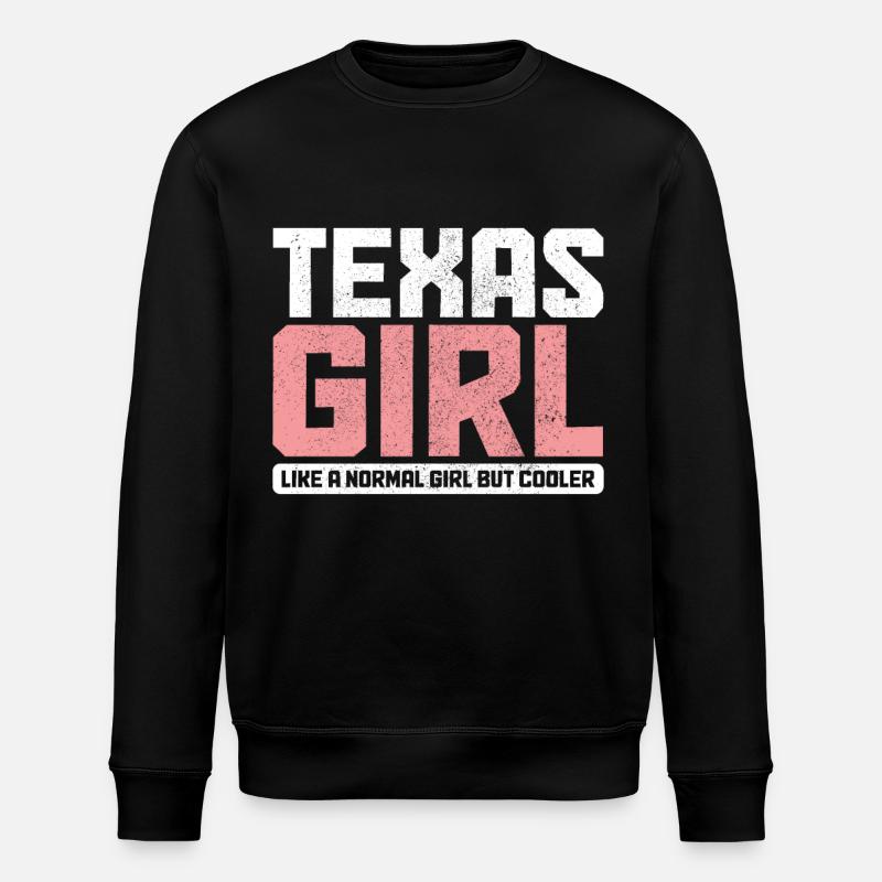 Texas - Stanley/Stella ROLLER Unisex Organic Sweatshirt - black