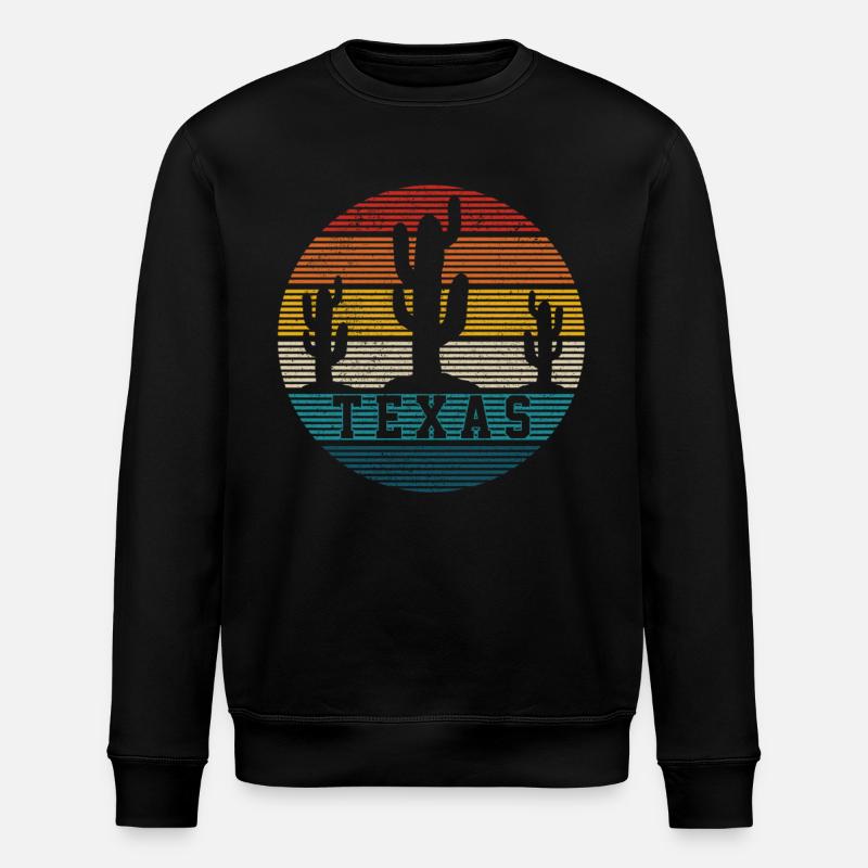 Texas - Stanley/Stella ROLLER Unisex Organic Sweatshirt - black
