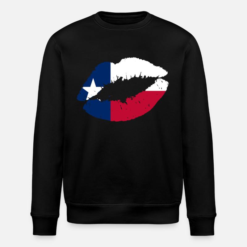 Texas - Stanley/Stella ROLLER Unisex Organic Sweatshirt - black