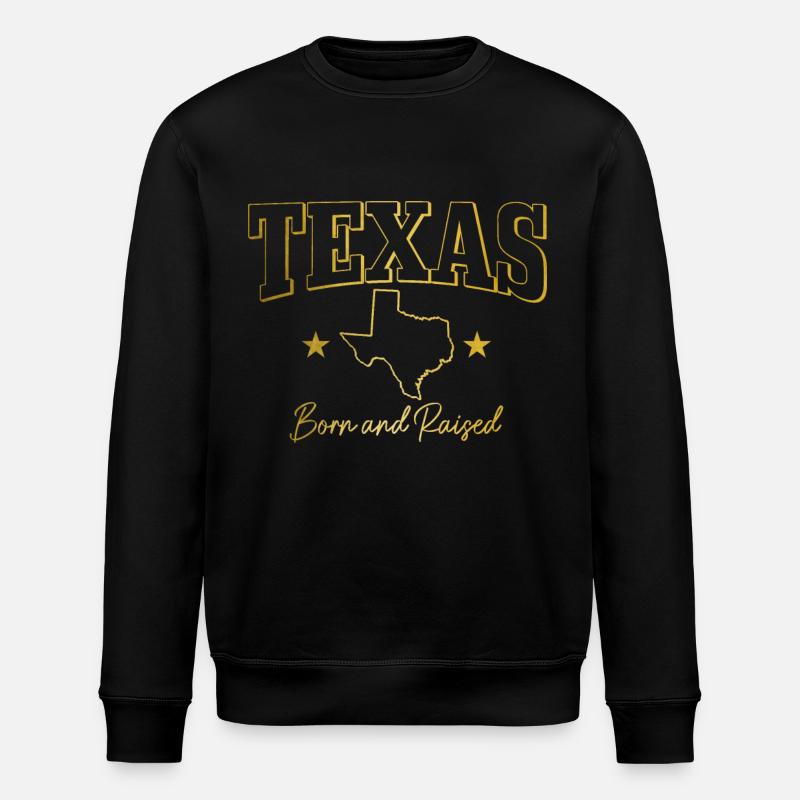 Texas - Stanley/Stella Unisex Bio-Sweatshirt ROLLER - Schwarz