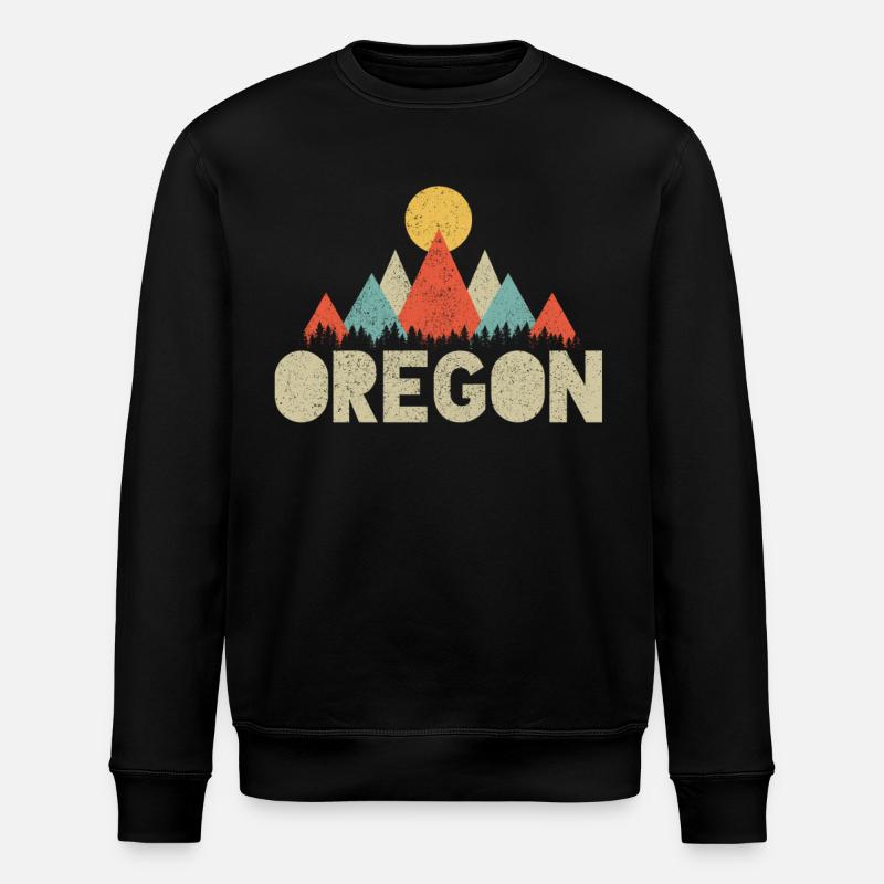 Oregon - Sweat bio ROLLER Stanley/Stella Unisexe - noir