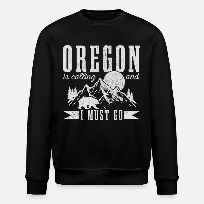 Oregon - Sweat bio ROLLER Stanley/Stella Unisexe - noir