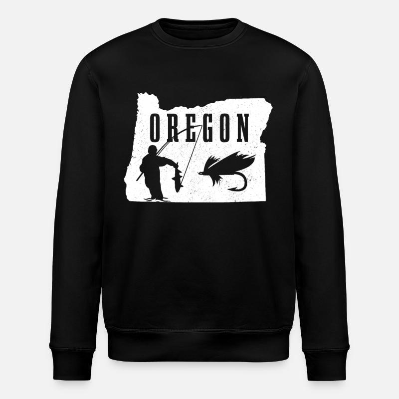 Oregon - Stanley/Stella ROLLER Unisex Organic Sweatshirt - black