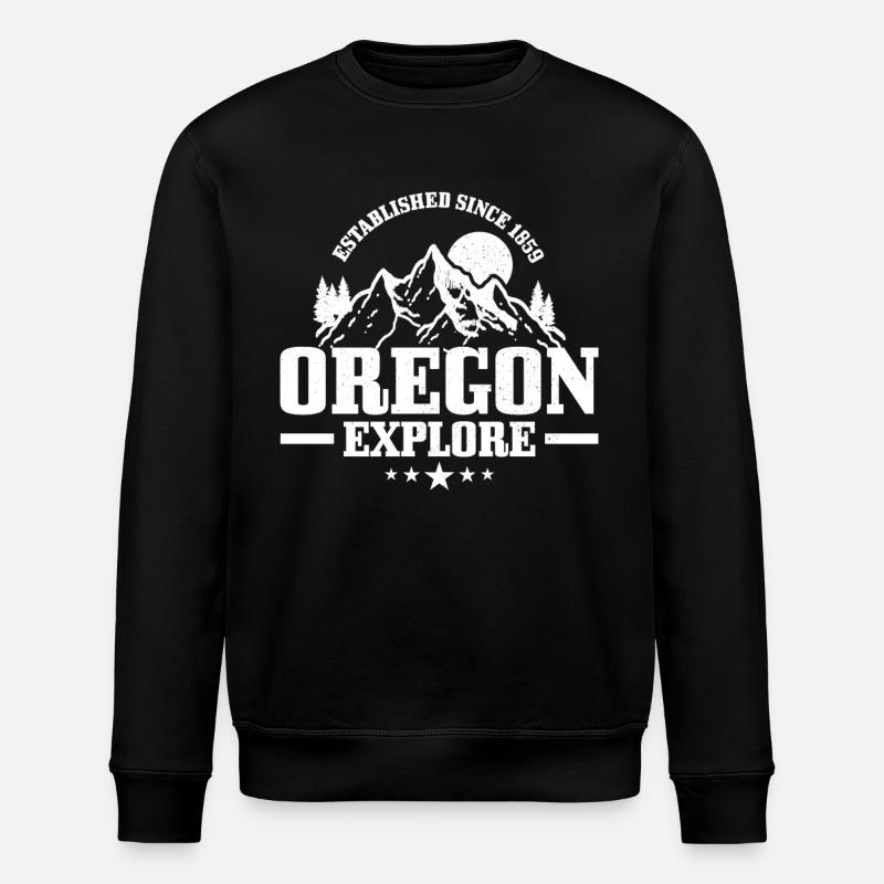 Oregon - Stanley/Stella Unisex Bio-Sweatshirt ROLLER - Schwarz