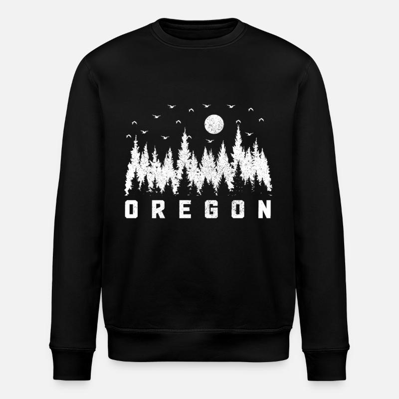 Oregon - Stanley/Stella Unisex Bio-Sweatshirt ROLLER - Schwarz