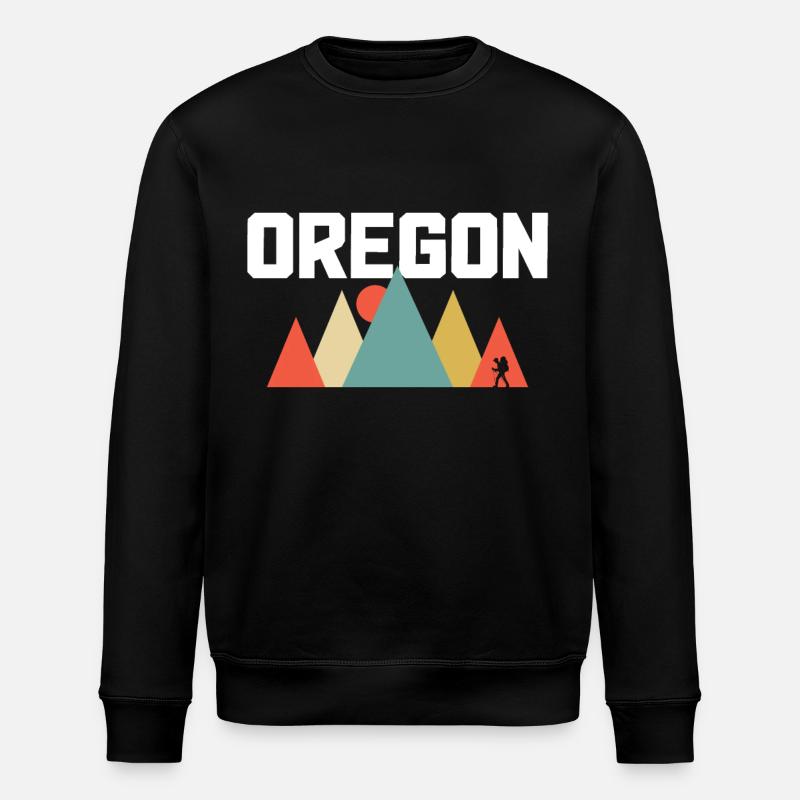 Oregon - Sweat bio ROLLER Stanley/Stella Unisexe - noir